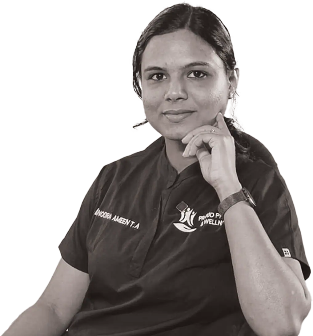 Dr. Noora Ameen TA (PT), Lead Physiotherapist at Proud Physio and Wellness, Kakkanad